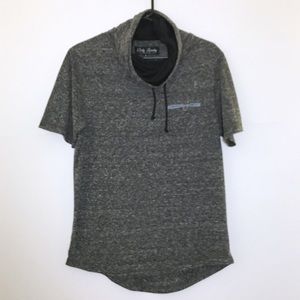 ⭐️ 2/$10 Dirty Laundry Dark Grey Cowl Neck Shirt